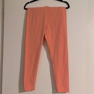 Orange leggings